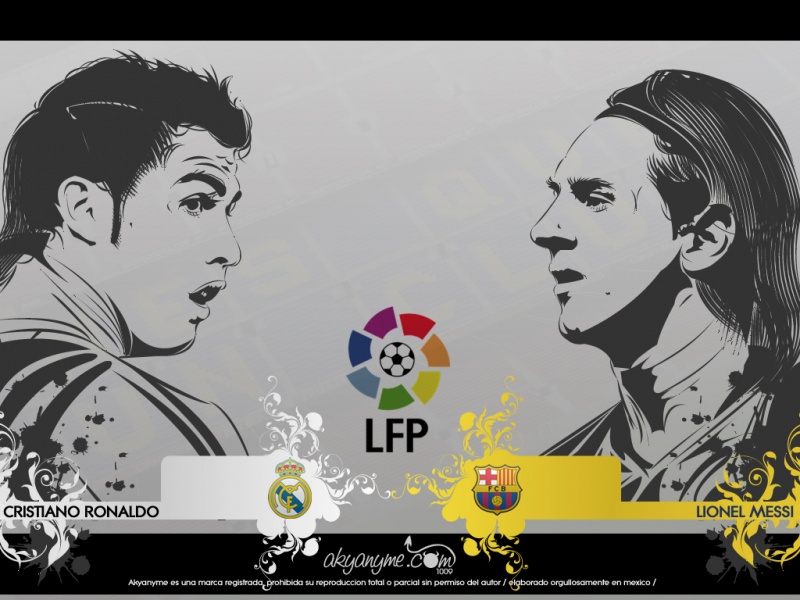 real madrid vs barcelona 2011 wallpaper. Ronaldo vs Messi